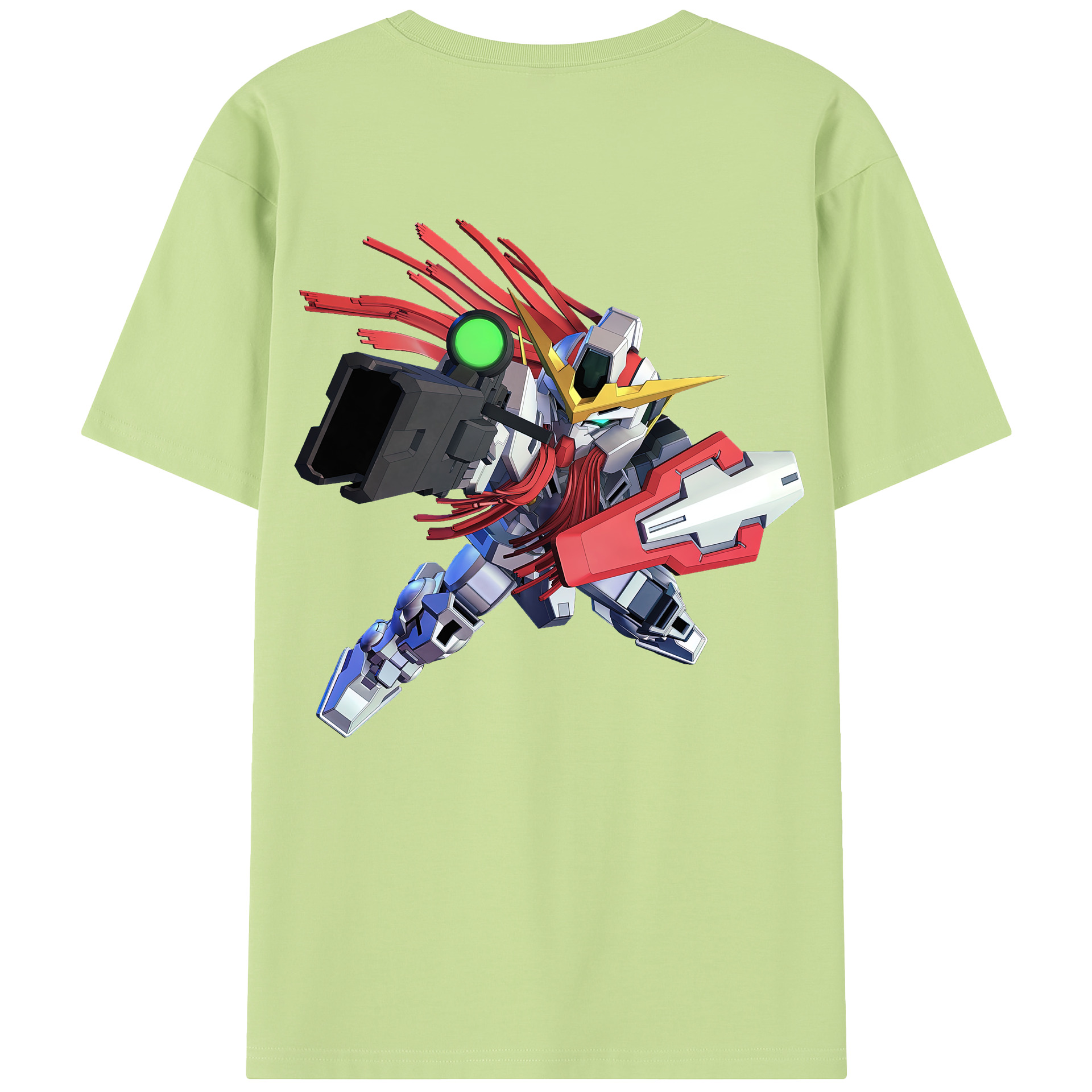 （画像用） 機動戦士ガンダム Mobile Suit Gundam 綿100％半袖Tシャツ（背面プリント）